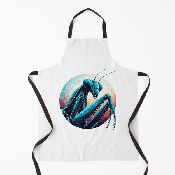 Item preview, Geometric Praying Mantis - Modern Insect Artwork designed and sold by MiszungART.