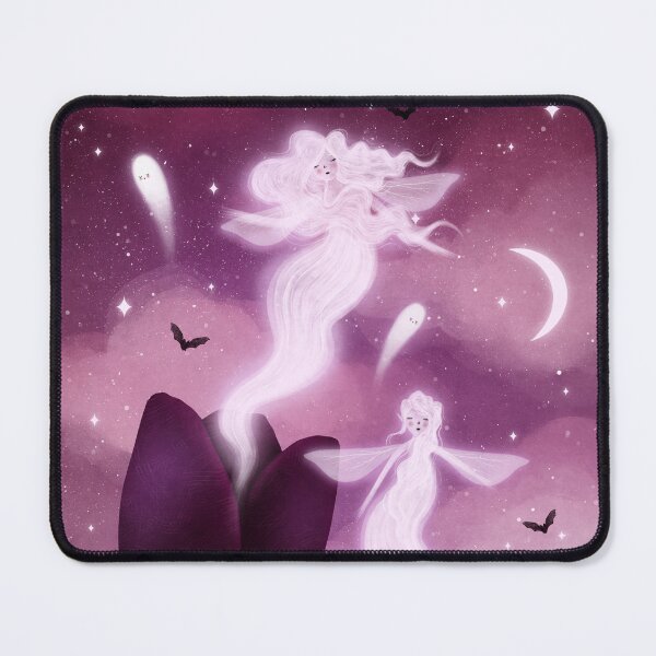 Item preview, Fairy Ghosts and Tulips designed and sold by inkcapillo .