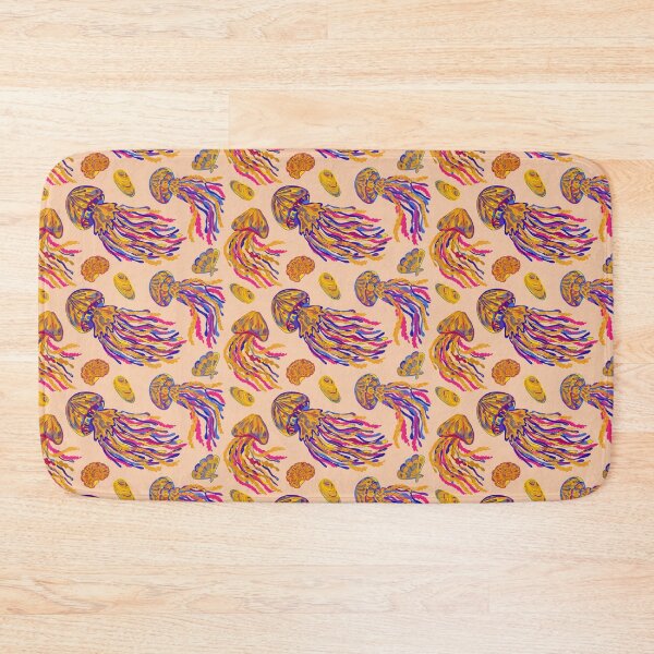 Item preview, Wavy Jellyfish Colorful Sea Animals designed and sold by NayaChu.