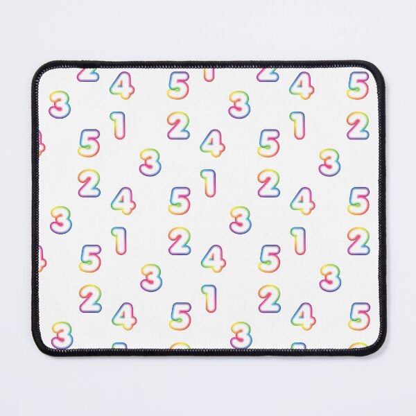 Item preview, sticker pack, Colorful Numbers 1-2-3-4-5 designed and sold by Numbers-Art.