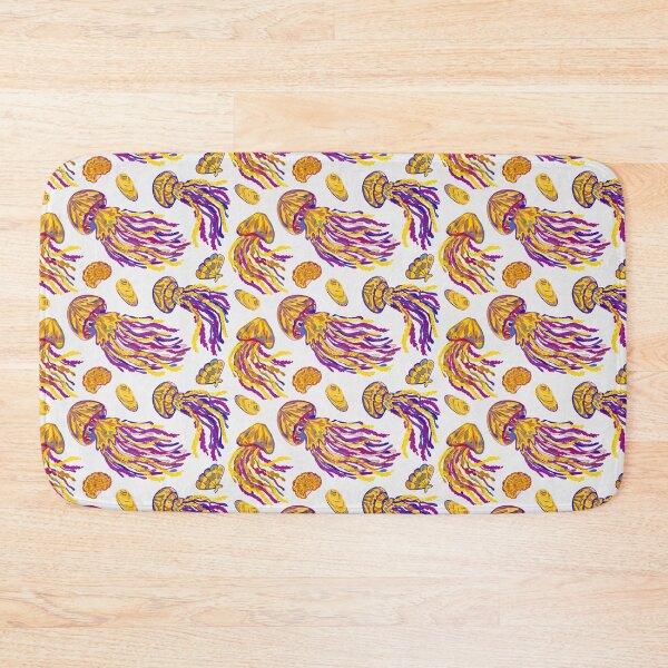 Item preview, Wavy Jellyfish Colorful Sea Animals designed and sold by NayaChu.