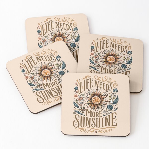 Item preview, Life needs more sunshine, typography designed and sold by maxmaj.