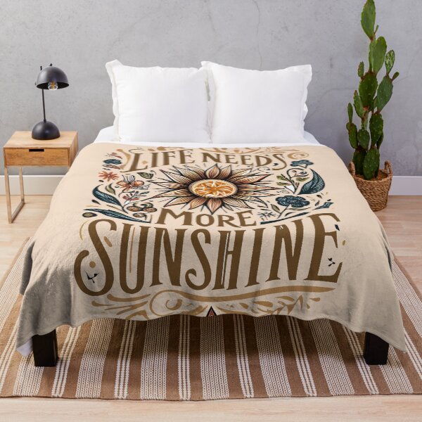 Item preview, Life needs more sunshine, typography designed and sold by maxmaj.