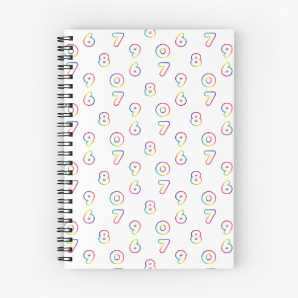 Item preview, sticker pack, Colorful Numbers 6-7-8-9-0 designed and sold by Numbers-Art.