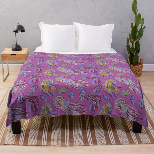 Item preview, Wavy Jellyfish Colorful Sea Animals designed and sold by NayaChu.