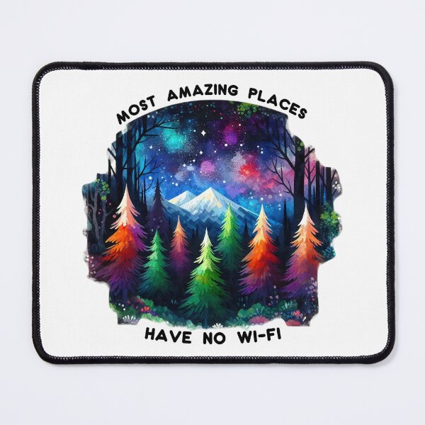 Item preview, Most Amazing Places No Wi-Fi Adventure designed and sold by SportsT-Shirts.