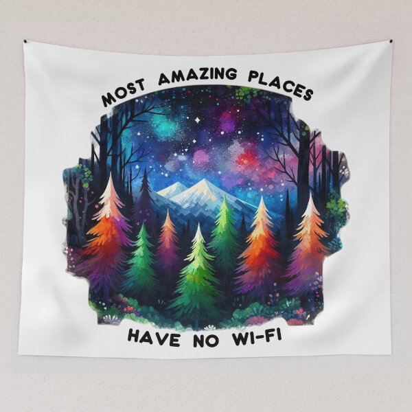 Item preview, Most Amazing Places No Wi-Fi Adventure designed and sold by SportsT-Shirts.