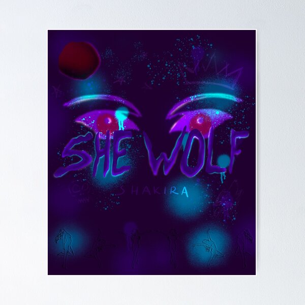 Item preview, She Wolf Punk Poster designed and sold by feather-pop.