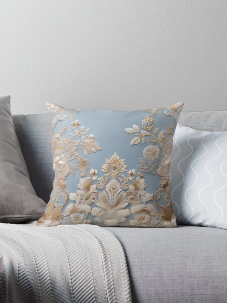Item preview, Captivating Luxury in Gold and Baby Blue Tone designed and sold by roon-ai.