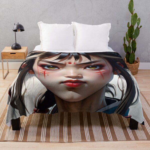Item preview, Linda chica guerrera samurai anime designed and sold by TheArtOfPat.