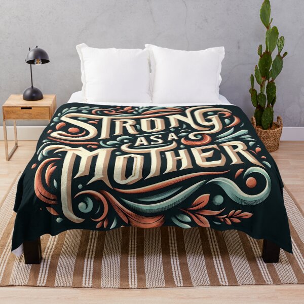 Item preview, Strong as a Mother, typography designed and sold by maxmaj.