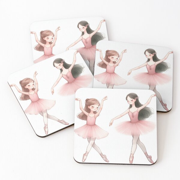 Item preview, "Grace in Motion: Two Ballet Dancers Dancing" designed and sold by gabertoni.