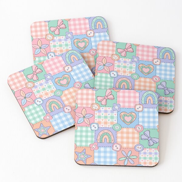 Item preview, Button Patchwork Seamless Pattern designed and sold by CreativeDraws42.