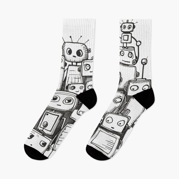 Item preview, Kids Doodle Robots designed and sold by SociallyRemoved.