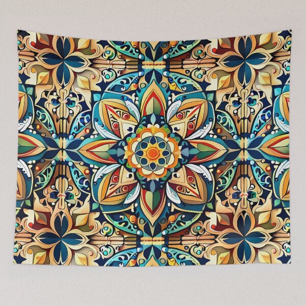 Item preview, Grand Fair Carousel Compass Rose Carnival Multicolor Cymatics  designed and sold by Zeporas Castle.