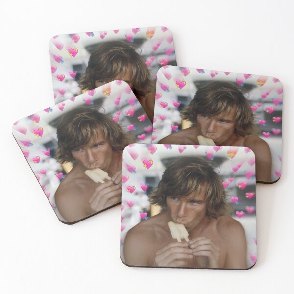 Item preview, James Hunt heart print meme designed and sold by cceridwenx.