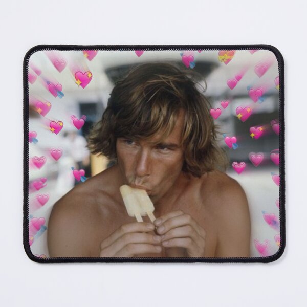 Item preview, James Hunt heart print meme designed and sold by cceridwenx.