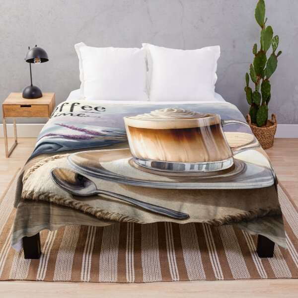 Item preview, Delicious coffee art for morning relaxation designed and sold by cj-digital.
