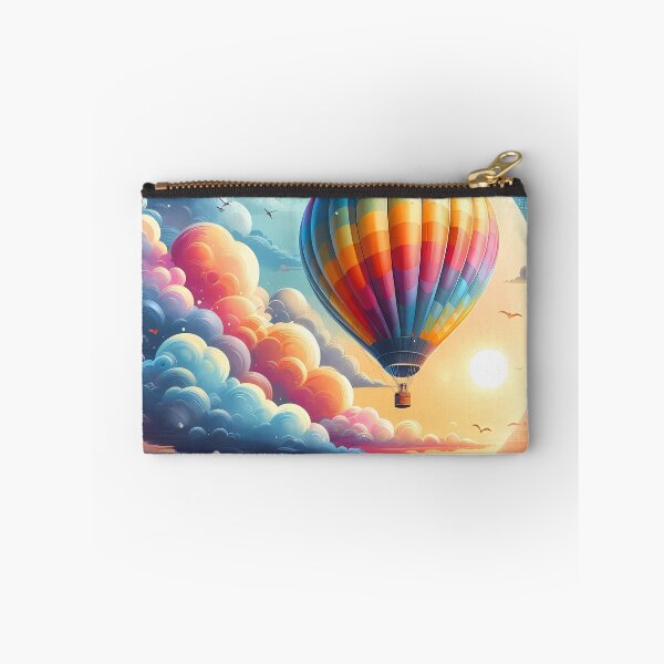 Item preview, Colorful Hot Air Balloon Against a Radiant Sky designed and sold by Vitalka-uk.