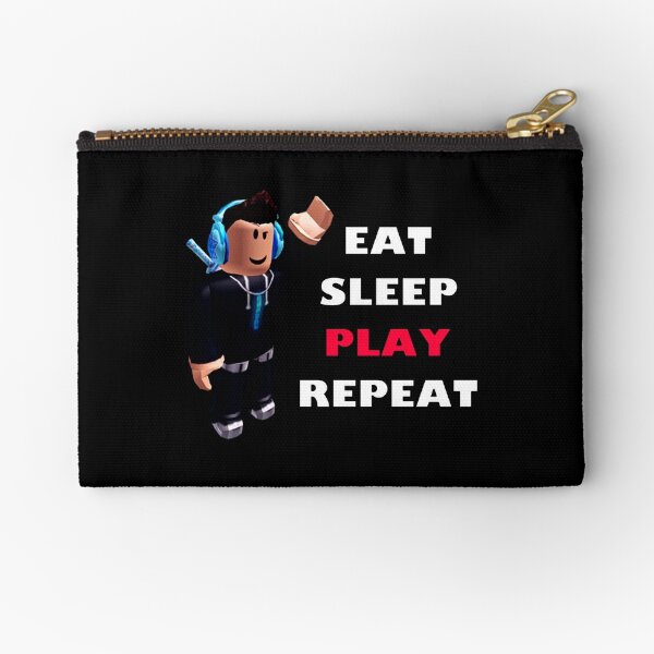 Noob Zipper Pouches Redbubble - life of a roblox noobs dads worst memory free books