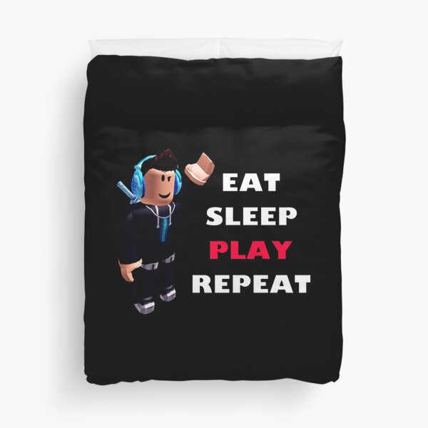 Roblox - Eat Sleep Play Repeat Duvet Cover