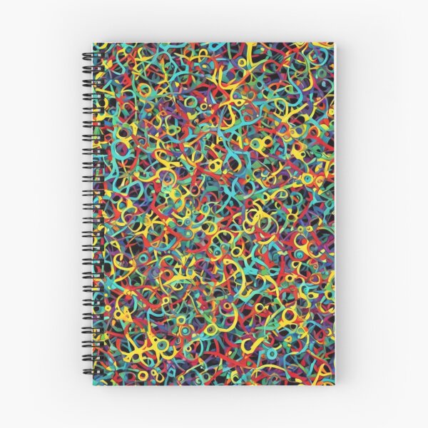 Item preview, Abstract Colorful Squiggles Pattern designed and sold by calibrit.