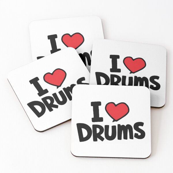 Item preview, I LOVE DRUMS designed and sold by FatGiantCat.