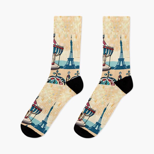 Item preview, Grand Fair Carousel Whimsical Wayfair Carnival Eiffel Tower designed and sold by Zeporas Castle.