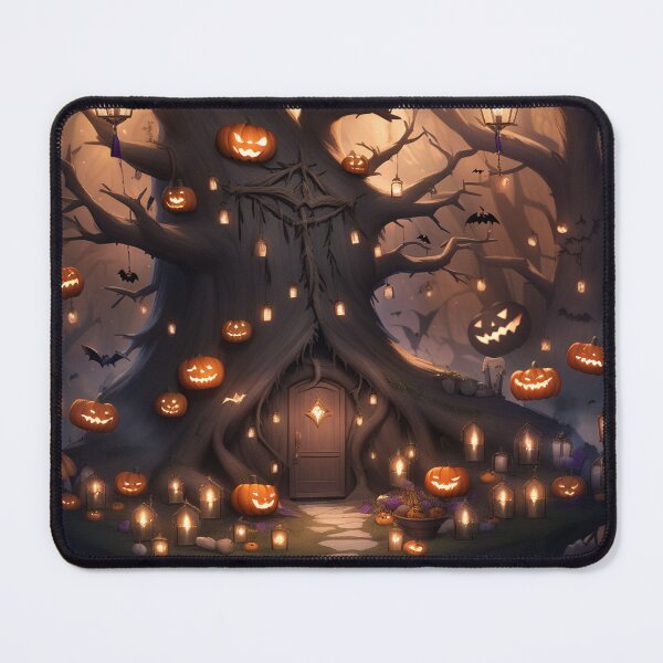 Item preview, Haunted Halloween Autumn Pumpkin Tree designed and sold by EnchantedVista.