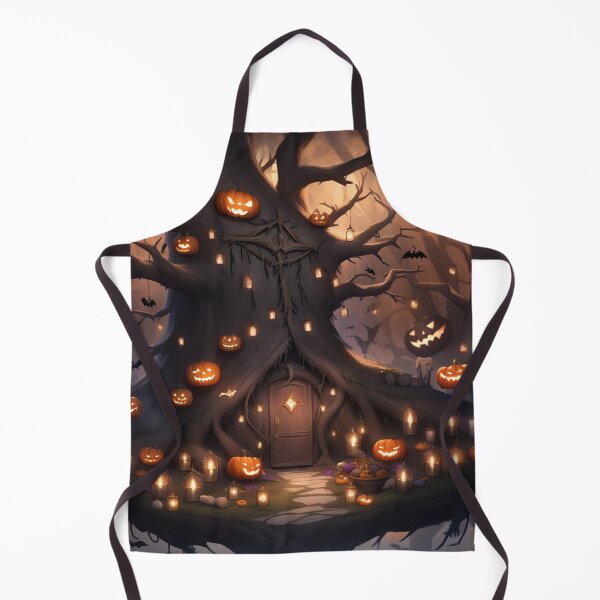 Item preview, Haunted Halloween Autumn Pumpkin Tree designed and sold by EnchantedVista.