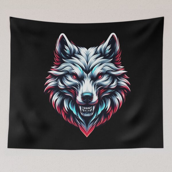 Item preview, Red Metal Wolf Design designed and sold by Mark Cannon.