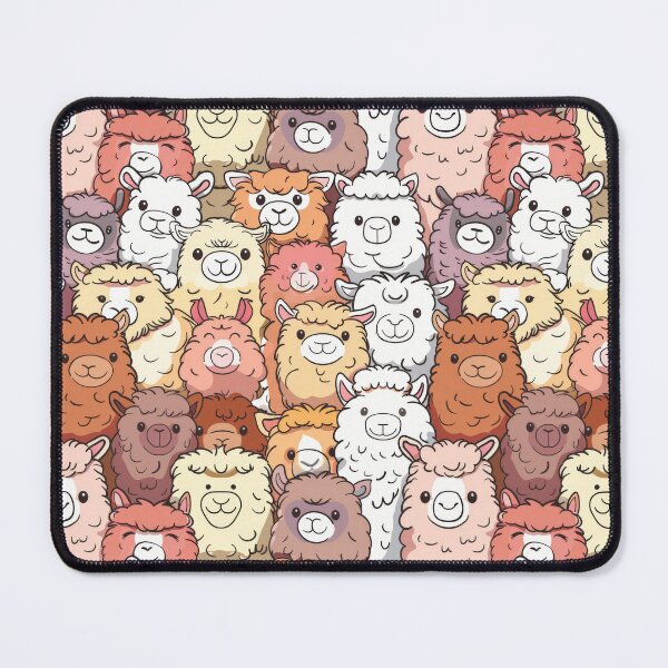 Item preview, Cute Alpaca Seamless Pattern, Kawaii Alpaca designed and sold by KreativKulture.