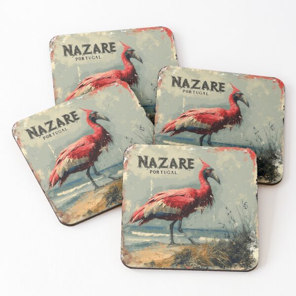 Item preview, A Vintage Illustration of Nazare - Portugal designed and sold by GoodOldVintage.