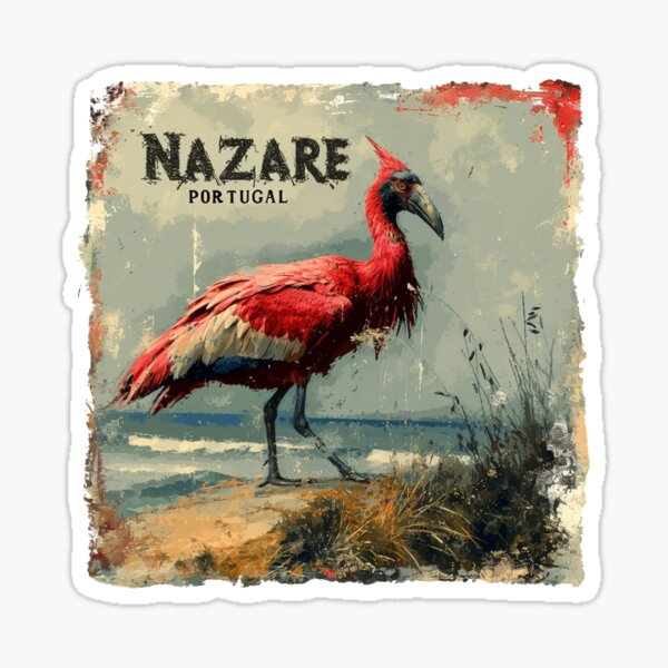Artikel-Vorschau von Eine Vintage-Illustration von Nazare - Portugal, designt und verkauft von GoodOldVintage.