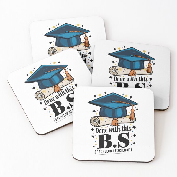 Item preview, Done With This BS Bachelor of Science GRADUATION designed and sold by DoodlrMob.