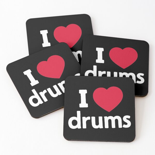 Item preview, I LOVE DRUMS designed and sold by FatGiantCat.
