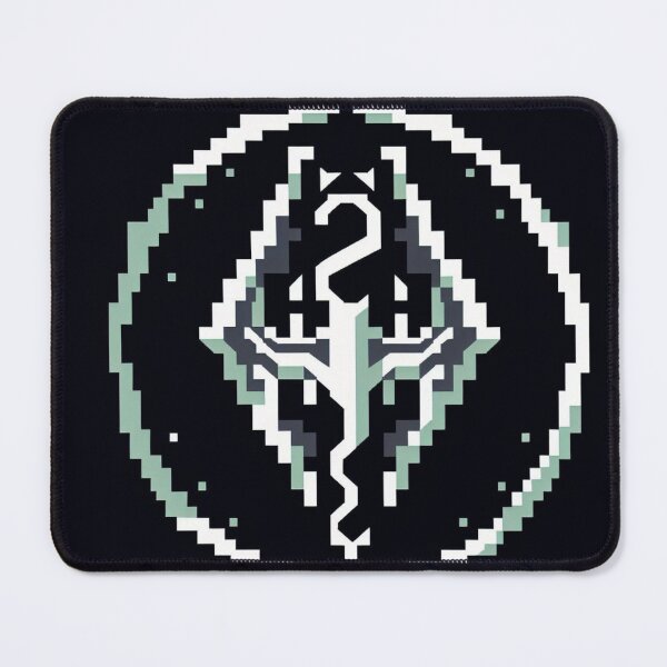 Item preview, Skyrim Pixel Art Logo designed and sold by Jake-Carter0.