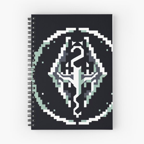 Item preview, Skyrim Pixel Art Logo designed and sold by Jake-Carter0.