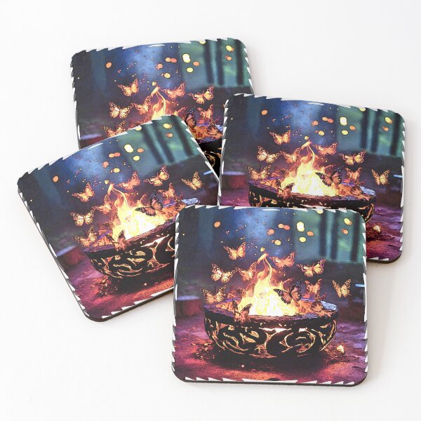 Item preview, Butterfly Firepit tileartwork 2024 designed and sold by tileartwork.