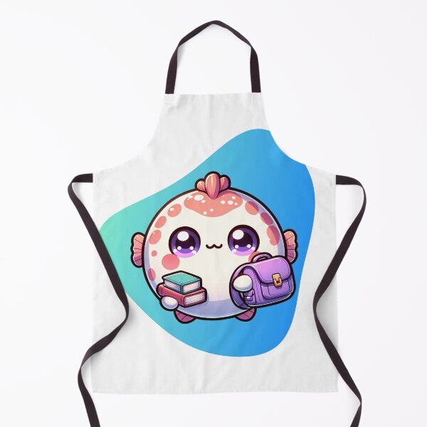 Item preview, Kawaii School Blowfish designed and sold by BassHeadMomma.