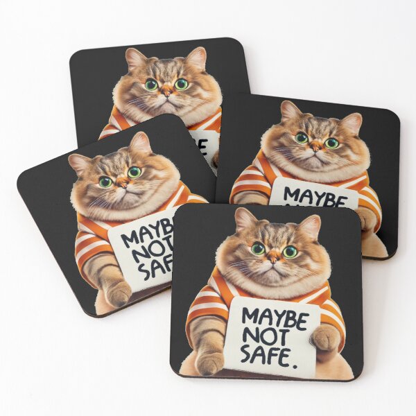 Item preview, Funny fluffy and sweet cat with paper card and funny text designed and sold by KrissGraphShop.