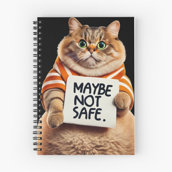 Item preview, Funny fluffy and sweet cat with paper card and funny text designed and sold by KrissGraphShop.