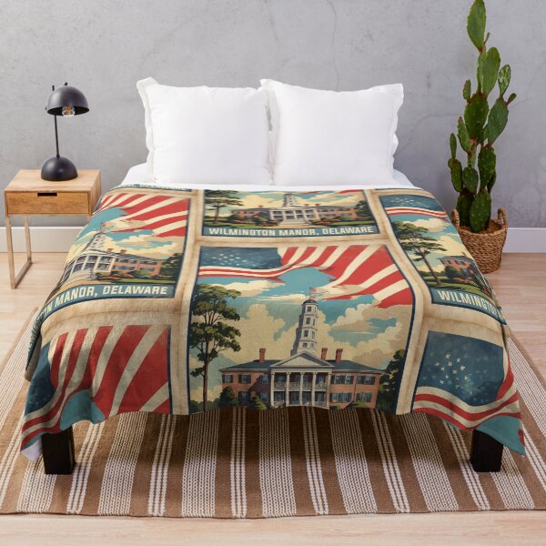 Item preview, Wilmington Manor Delaware USA Vintage Travel Tourism designed and sold by TravelersGems.
