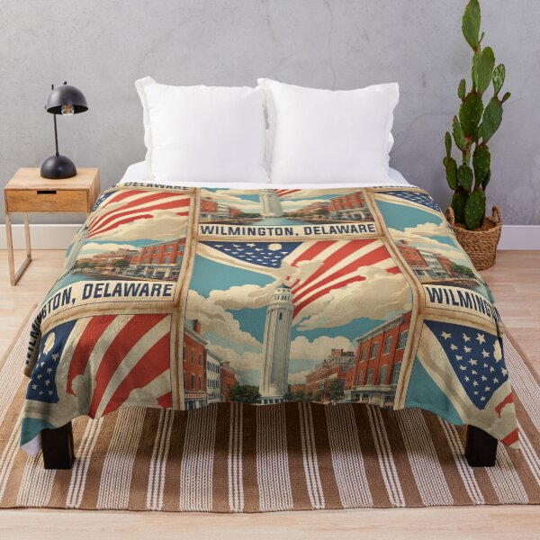 Item preview, Wilmington Delaware USA Vintage Travel Tourism designed and sold by TravelersGems.