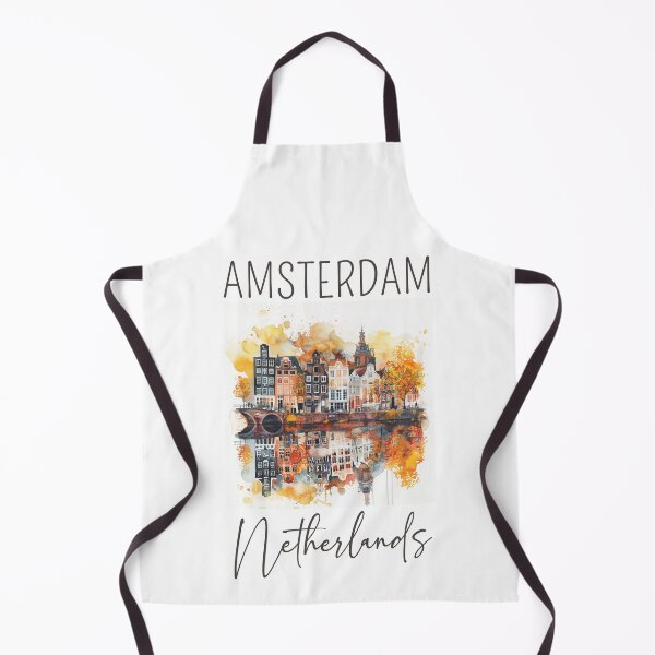 Item preview, A Watercolor Design of Amsterdam - Netherlands designed and sold by Sketch-Shack.