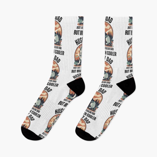 Item preview, Husky Dad Retro Sunset Like a Regular Dad But Cooler designed and sold by MomentumCloset.