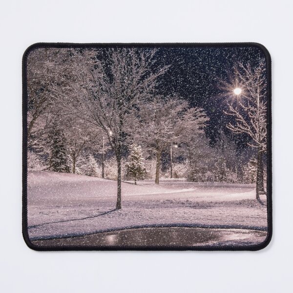 Item preview, Skating Trail at Sam Smith Park at Night designed and sold by jrtwynam.