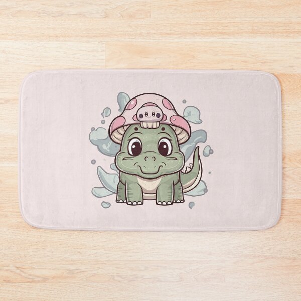 Item preview, Kawaii simple Mushroom Hat Dinosaur Brontosaurus  designed and sold by Verycutethings.