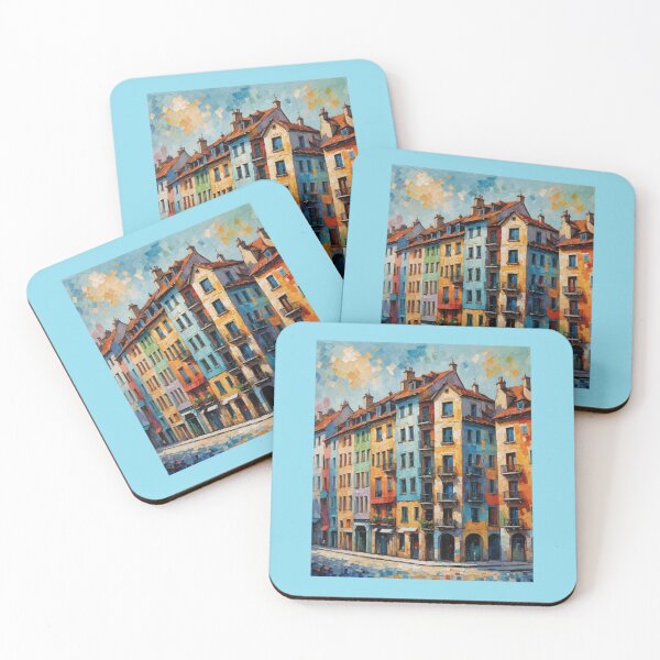 Item preview, Colorful architecture 3 designed and sold by seahorse crossing.