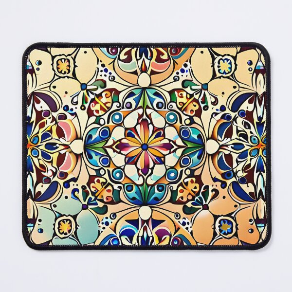 Item preview, Grand Fair Carousel Floral Stained Glass Cymatics designed and sold by Zeporas Castle.